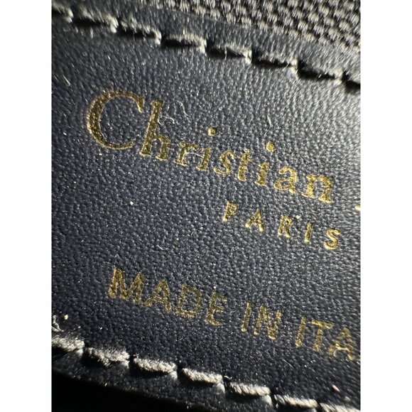 Christian Dior Womens Canvas Oblique Saddle Bag With Gold Hardware & Adjustable - Picture 4 of 16